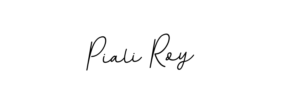 Create a beautiful signature design for name Piali Roy. With this signature (BallpointsItalic-DORy9) fonts, you can make a handwritten signature for free. Piali Roy signature style 11 images and pictures png
