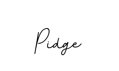 Make a beautiful signature design for name Pidge. With this signature (BallpointsItalic-DORy9) style, you can create a handwritten signature for free. Pidge signature style 11 images and pictures png