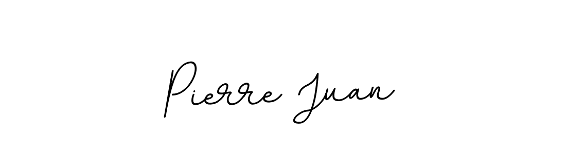 Make a beautiful signature design for name Pierre Juan. With this signature (BallpointsItalic-DORy9) style, you can create a handwritten signature for free. Pierre Juan signature style 11 images and pictures png