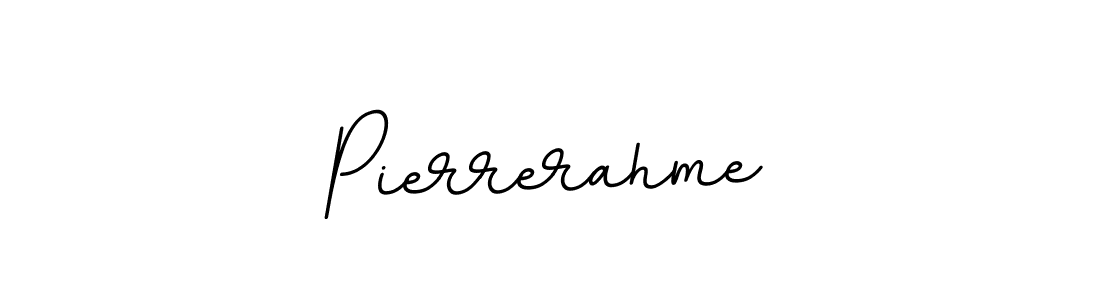 Also we have Pierrerahme name is the best signature style. Create professional handwritten signature collection using BallpointsItalic-DORy9 autograph style. Pierrerahme signature style 11 images and pictures png