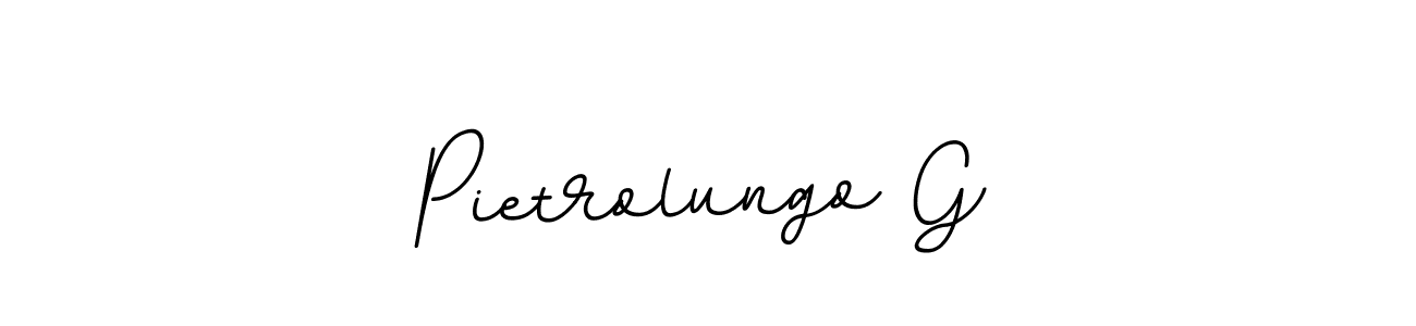 Create a beautiful signature design for name Pietrolungo G. With this signature (BallpointsItalic-DORy9) fonts, you can make a handwritten signature for free. Pietrolungo G signature style 11 images and pictures png