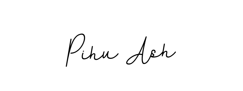 Design your own signature with our free online signature maker. With this signature software, you can create a handwritten (BallpointsItalic-DORy9) signature for name Pihu Ash. Pihu Ash signature style 11 images and pictures png