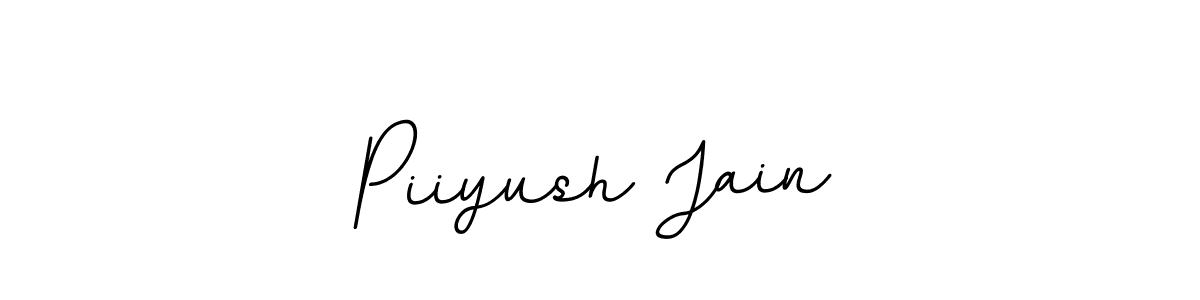 Use a signature maker to create a handwritten signature online. With this signature software, you can design (BallpointsItalic-DORy9) your own signature for name Piiyush Jain. Piiyush Jain signature style 11 images and pictures png