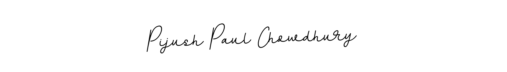 How to make Pijush Paul Chowdhury name signature. Use BallpointsItalic-DORy9 style for creating short signs online. This is the latest handwritten sign. Pijush Paul Chowdhury signature style 11 images and pictures png