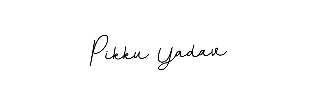 This is the best signature style for the Pikku Yadav name. Also you like these signature font (BallpointsItalic-DORy9). Mix name signature. Pikku Yadav signature style 11 images and pictures png