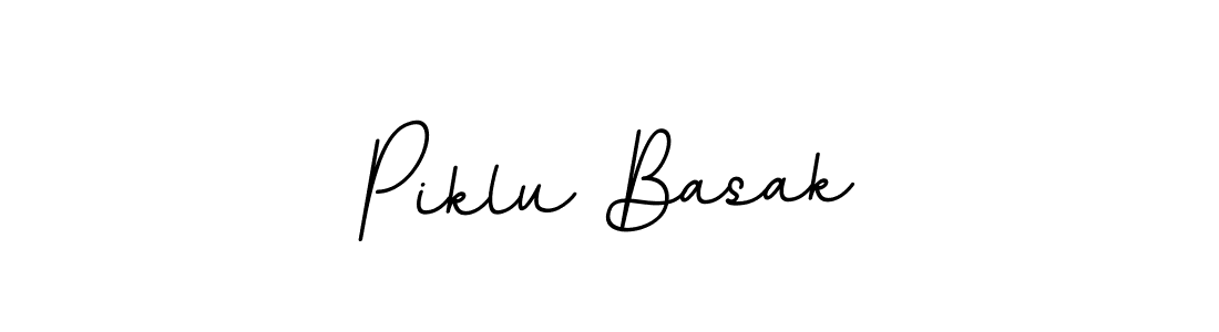 Piklu Basak stylish signature style. Best Handwritten Sign (BallpointsItalic-DORy9) for my name. Handwritten Signature Collection Ideas for my name Piklu Basak. Piklu Basak signature style 11 images and pictures png
