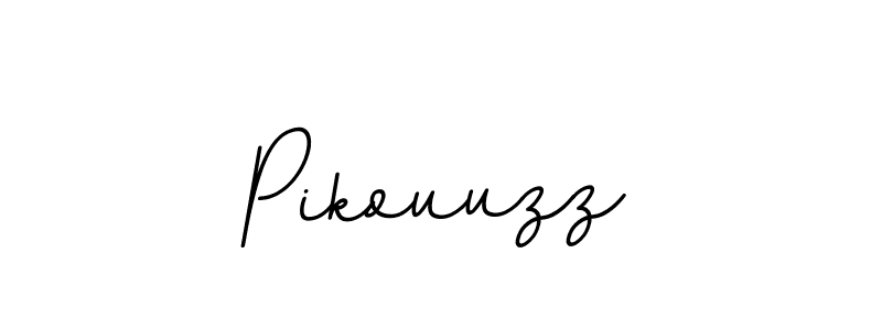 How to make Pikouuzz name signature. Use BallpointsItalic-DORy9 style for creating short signs online. This is the latest handwritten sign. Pikouuzz signature style 11 images and pictures png