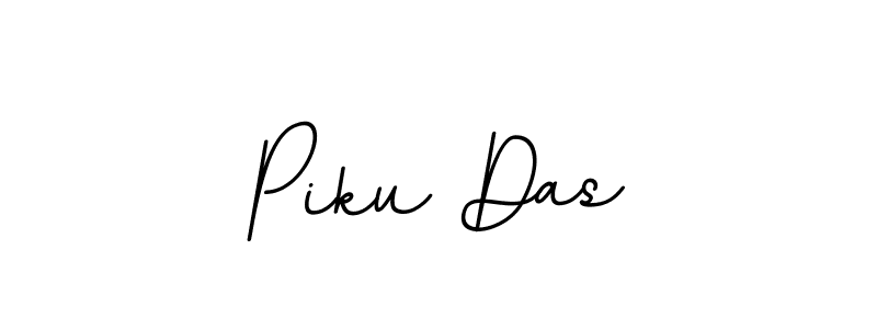 Create a beautiful signature design for name Piku Das. With this signature (BallpointsItalic-DORy9) fonts, you can make a handwritten signature for free. Piku Das signature style 11 images and pictures png