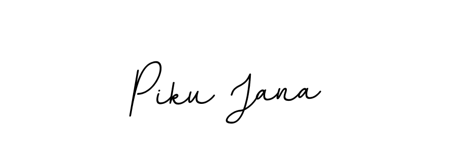 How to make Piku Jana signature? BallpointsItalic-DORy9 is a professional autograph style. Create handwritten signature for Piku Jana name. Piku Jana signature style 11 images and pictures png