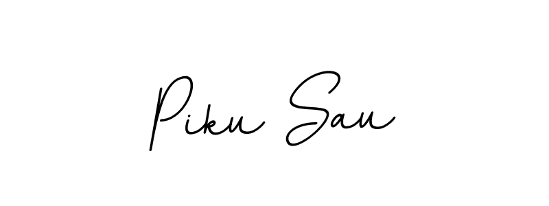 How to Draw Piku Sau signature style? BallpointsItalic-DORy9 is a latest design signature styles for name Piku Sau. Piku Sau signature style 11 images and pictures png