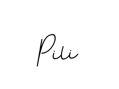 How to make Pili signature? BallpointsItalic-DORy9 is a professional autograph style. Create handwritten signature for Pili name. Pili signature style 11 images and pictures png