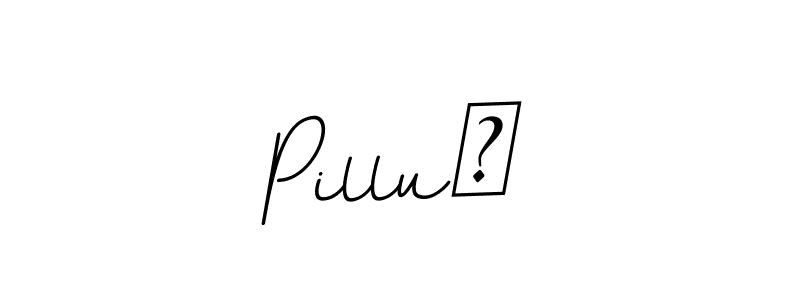You can use this online signature creator to create a handwritten signature for the name Pillu❤. This is the best online autograph maker. Pillu❤ signature style 11 images and pictures png