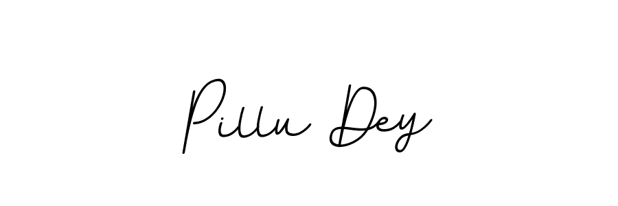 Create a beautiful signature design for name Pillu Dey. With this signature (BallpointsItalic-DORy9) fonts, you can make a handwritten signature for free. Pillu Dey signature style 11 images and pictures png