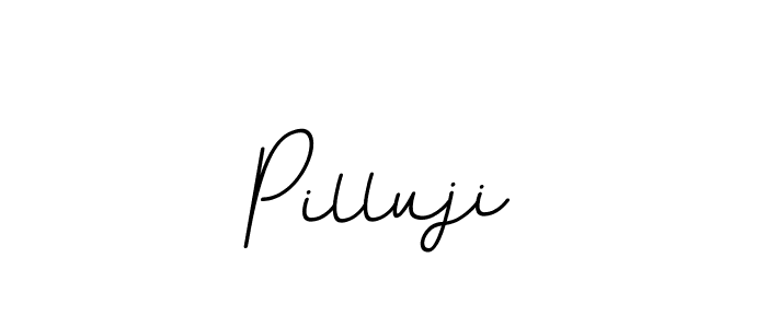 Use a signature maker to create a handwritten signature online. With this signature software, you can design (BallpointsItalic-DORy9) your own signature for name Pilluji. Pilluji signature style 11 images and pictures png