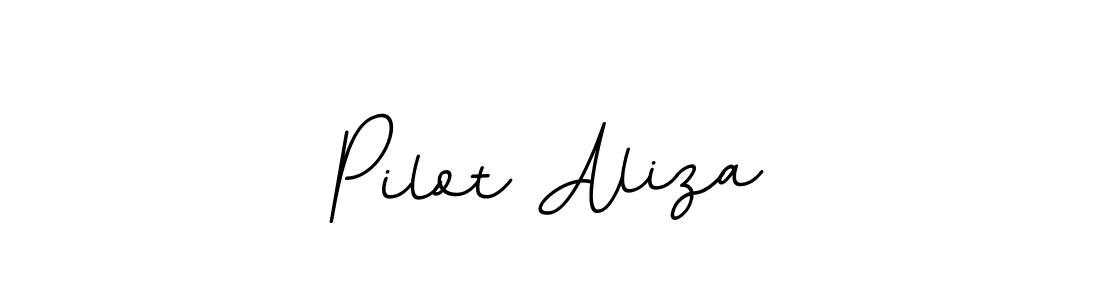 Make a beautiful signature design for name Pilot Aliza. With this signature (BallpointsItalic-DORy9) style, you can create a handwritten signature for free. Pilot Aliza signature style 11 images and pictures png