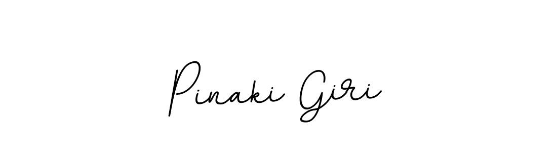 Create a beautiful signature design for name Pinaki Giri. With this signature (BallpointsItalic-DORy9) fonts, you can make a handwritten signature for free. Pinaki Giri signature style 11 images and pictures png