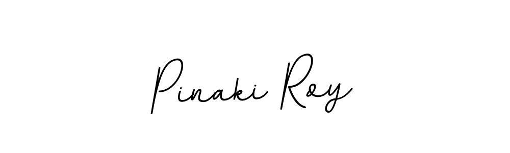How to make Pinaki Roy name signature. Use BallpointsItalic-DORy9 style for creating short signs online. This is the latest handwritten sign. Pinaki Roy signature style 11 images and pictures png