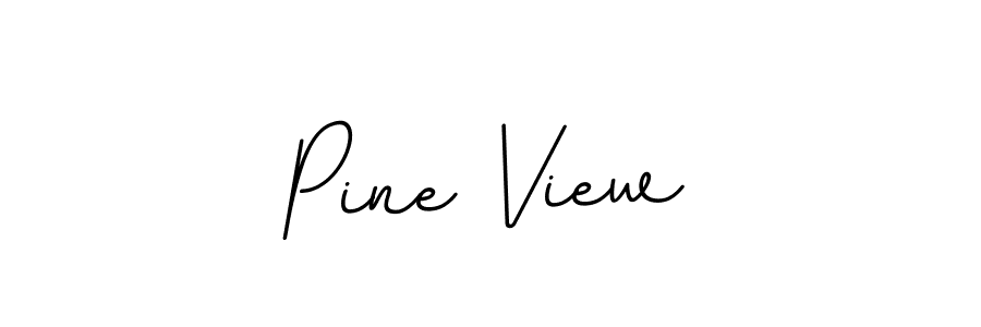 Use a signature maker to create a handwritten signature online. With this signature software, you can design (BallpointsItalic-DORy9) your own signature for name Pine View. Pine View signature style 11 images and pictures png