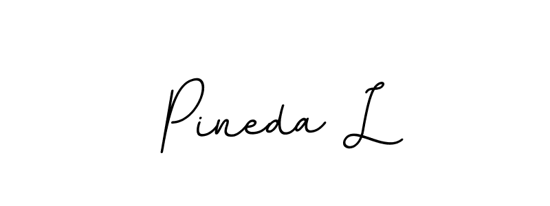 You should practise on your own different ways (BallpointsItalic-DORy9) to write your name (Pineda L) in signature. don't let someone else do it for you. Pineda L signature style 11 images and pictures png