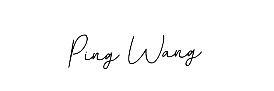 It looks lik you need a new signature style for name Ping Wang. Design unique handwritten (BallpointsItalic-DORy9) signature with our free signature maker in just a few clicks. Ping Wang signature style 11 images and pictures png