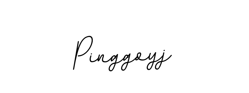 How to make Pinggoyj signature? BallpointsItalic-DORy9 is a professional autograph style. Create handwritten signature for Pinggoyj name. Pinggoyj signature style 11 images and pictures png