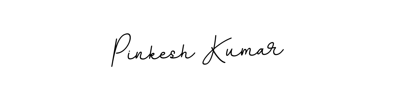 Create a beautiful signature design for name Pinkesh Kumar. With this signature (BallpointsItalic-DORy9) fonts, you can make a handwritten signature for free. Pinkesh Kumar signature style 11 images and pictures png