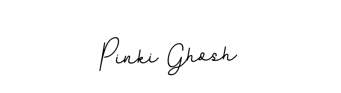 Use a signature maker to create a handwritten signature online. With this signature software, you can design (BallpointsItalic-DORy9) your own signature for name Pinki Ghosh. Pinki Ghosh signature style 11 images and pictures png