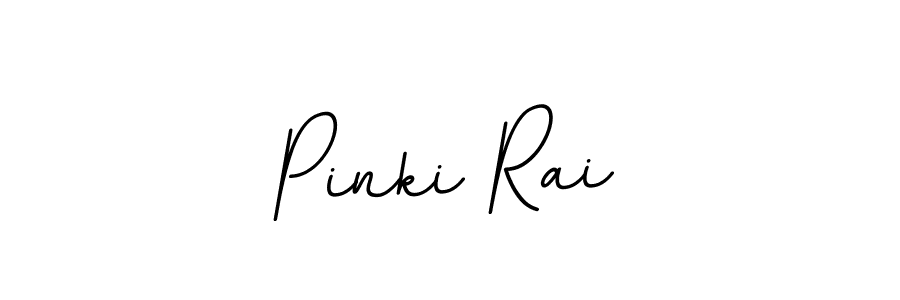 Make a beautiful signature design for name Pinki Rai. With this signature (BallpointsItalic-DORy9) style, you can create a handwritten signature for free. Pinki Rai signature style 11 images and pictures png