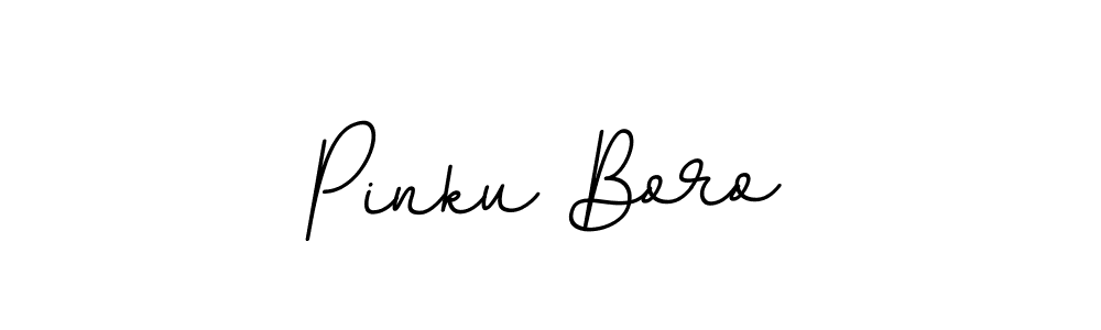 if you are searching for the best signature style for your name Pinku Boro. so please give up your signature search. here we have designed multiple signature styles  using BallpointsItalic-DORy9. Pinku Boro signature style 11 images and pictures png