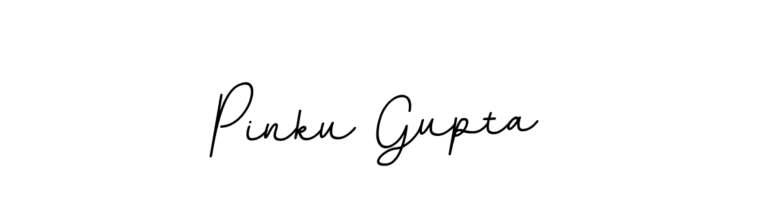 Pinku Gupta stylish signature style. Best Handwritten Sign (BallpointsItalic-DORy9) for my name. Handwritten Signature Collection Ideas for my name Pinku Gupta. Pinku Gupta signature style 11 images and pictures png