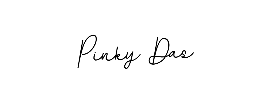 Use a signature maker to create a handwritten signature online. With this signature software, you can design (BallpointsItalic-DORy9) your own signature for name Pinky Das. Pinky Das signature style 11 images and pictures png