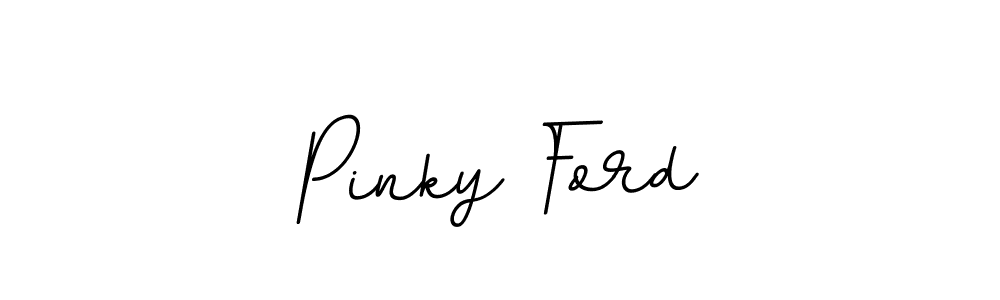 Use a signature maker to create a handwritten signature online. With this signature software, you can design (BallpointsItalic-DORy9) your own signature for name Pinky Ford. Pinky Ford signature style 11 images and pictures png