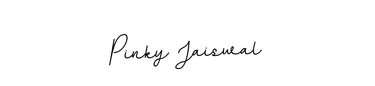 Pinky Jaiswal stylish signature style. Best Handwritten Sign (BallpointsItalic-DORy9) for my name. Handwritten Signature Collection Ideas for my name Pinky Jaiswal. Pinky Jaiswal signature style 11 images and pictures png