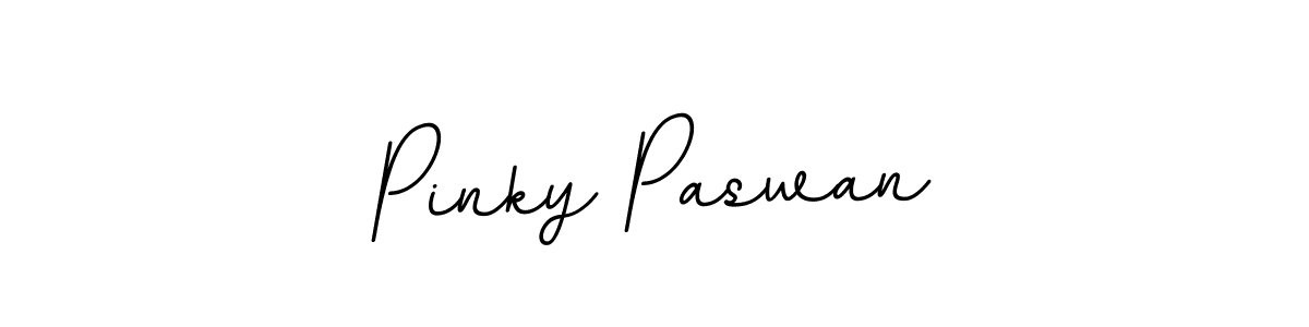 Make a beautiful signature design for name Pinky Paswan. With this signature (BallpointsItalic-DORy9) style, you can create a handwritten signature for free. Pinky Paswan signature style 11 images and pictures png