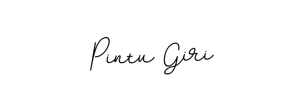 if you are searching for the best signature style for your name Pintu Giri. so please give up your signature search. here we have designed multiple signature styles  using BallpointsItalic-DORy9. Pintu Giri signature style 11 images and pictures png