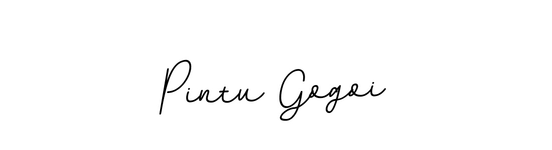 You should practise on your own different ways (BallpointsItalic-DORy9) to write your name (Pintu Gogoi) in signature. don't let someone else do it for you. Pintu Gogoi signature style 11 images and pictures png