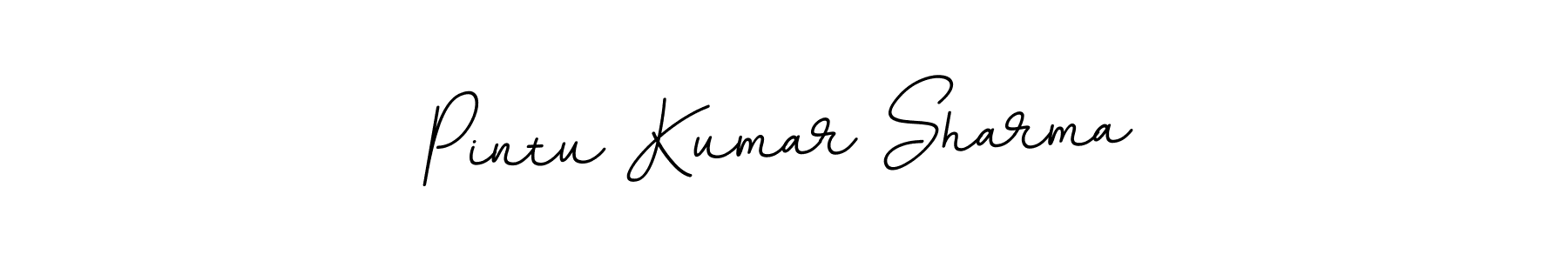 How to make Pintu Kumar Sharma signature? BallpointsItalic-DORy9 is a professional autograph style. Create handwritten signature for Pintu Kumar Sharma name. Pintu Kumar Sharma signature style 11 images and pictures png