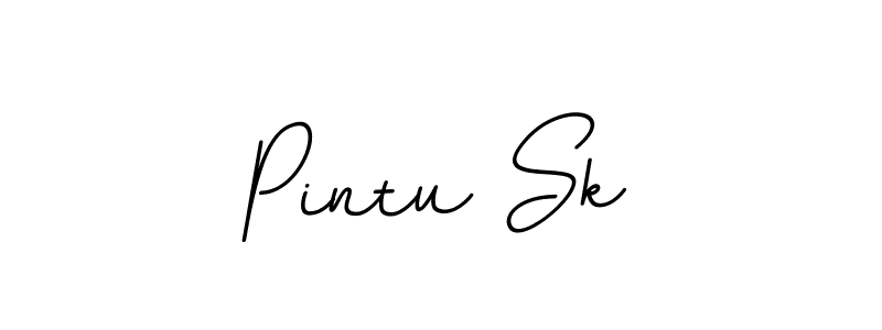 Use a signature maker to create a handwritten signature online. With this signature software, you can design (BallpointsItalic-DORy9) your own signature for name Pintu Sk. Pintu Sk signature style 11 images and pictures png