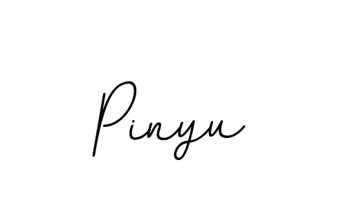 Design your own signature with our free online signature maker. With this signature software, you can create a handwritten (BallpointsItalic-DORy9) signature for name Pinyu. Pinyu signature style 11 images and pictures png