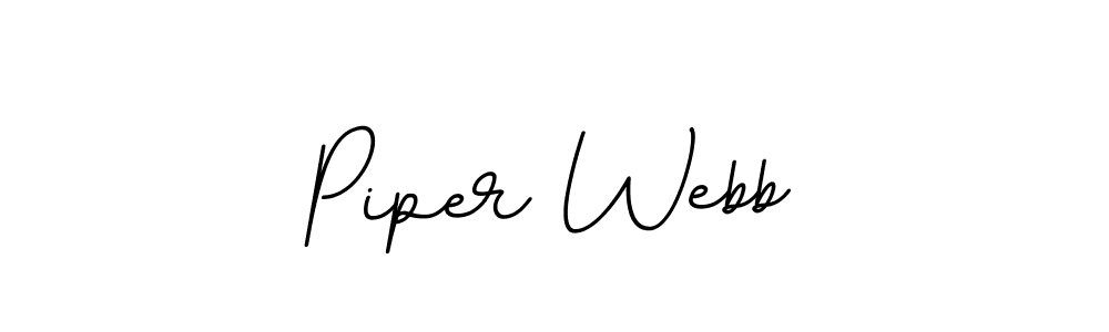 Design your own signature with our free online signature maker. With this signature software, you can create a handwritten (BallpointsItalic-DORy9) signature for name Piper Webb. Piper Webb signature style 11 images and pictures png