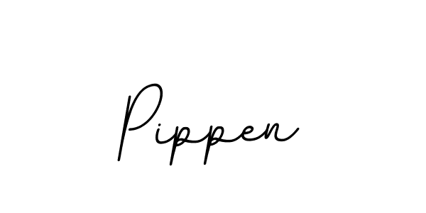 How to make Pippen name signature. Use BallpointsItalic-DORy9 style for creating short signs online. This is the latest handwritten sign. Pippen signature style 11 images and pictures png