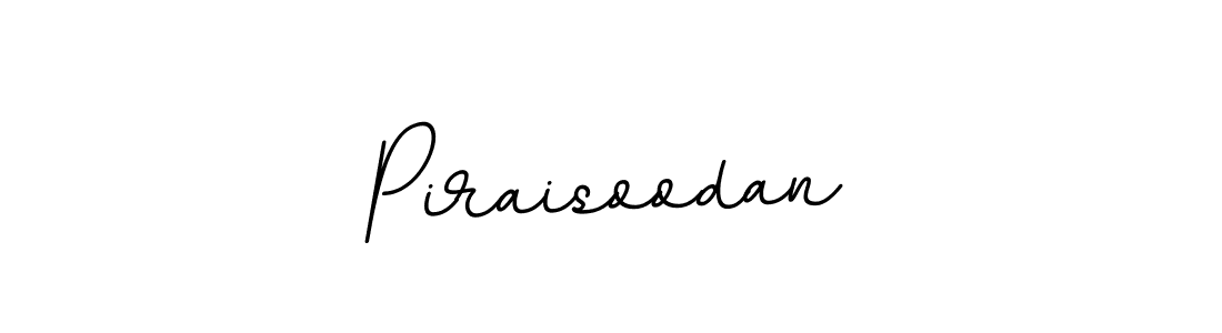 How to make Piraisoodan name signature. Use BallpointsItalic-DORy9 style for creating short signs online. This is the latest handwritten sign. Piraisoodan signature style 11 images and pictures png