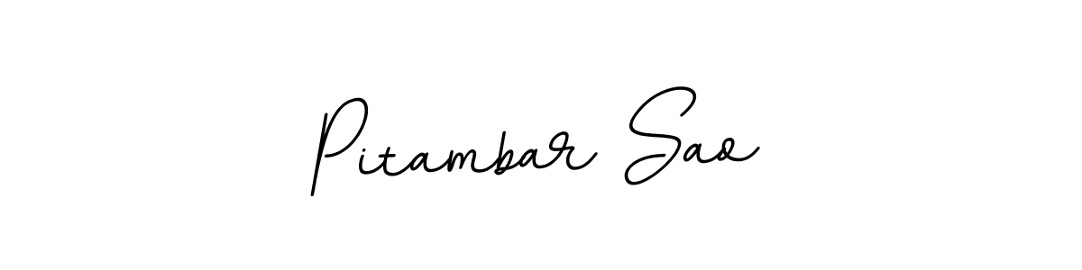 Make a beautiful signature design for name Pitambar Sao. With this signature (BallpointsItalic-DORy9) style, you can create a handwritten signature for free. Pitambar Sao signature style 11 images and pictures png