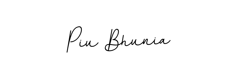 Also we have Piu Bhunia name is the best signature style. Create professional handwritten signature collection using BallpointsItalic-DORy9 autograph style. Piu Bhunia signature style 11 images and pictures png