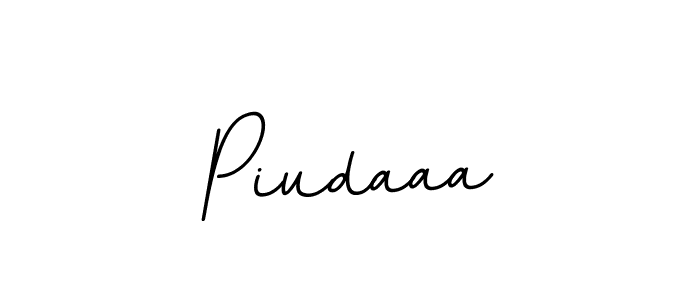 Create a beautiful signature design for name Piudaaa. With this signature (BallpointsItalic-DORy9) fonts, you can make a handwritten signature for free. Piudaaa signature style 11 images and pictures png