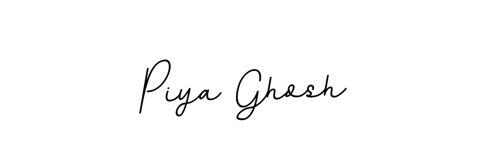 Use a signature maker to create a handwritten signature online. With this signature software, you can design (BallpointsItalic-DORy9) your own signature for name Piya Ghosh. Piya Ghosh signature style 11 images and pictures png