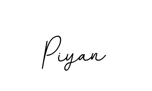 Create a beautiful signature design for name Piyan. With this signature (BallpointsItalic-DORy9) fonts, you can make a handwritten signature for free. Piyan signature style 11 images and pictures png