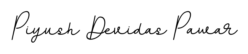 How to make Piyush Devidas Pawar name signature. Use BallpointsItalic-DORy9 style for creating short signs online. This is the latest handwritten sign. Piyush Devidas Pawar signature style 11 images and pictures png