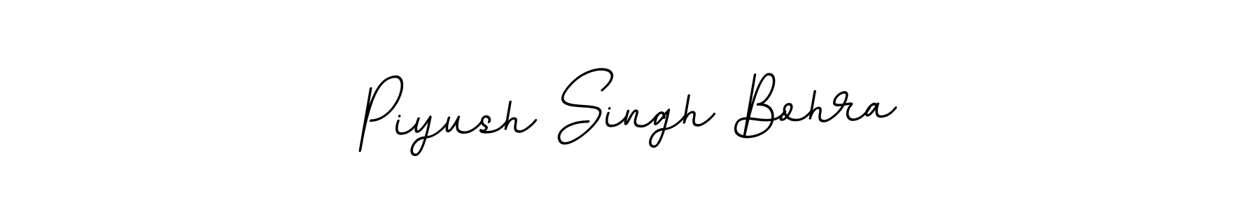 Design your own signature with our free online signature maker. With this signature software, you can create a handwritten (BallpointsItalic-DORy9) signature for name Piyush Singh Bohra. Piyush Singh Bohra signature style 11 images and pictures png
