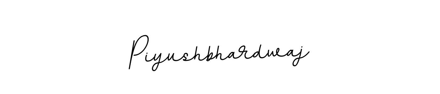 Use a signature maker to create a handwritten signature online. With this signature software, you can design (BallpointsItalic-DORy9) your own signature for name Piyushbhardwaj. Piyushbhardwaj signature style 11 images and pictures png